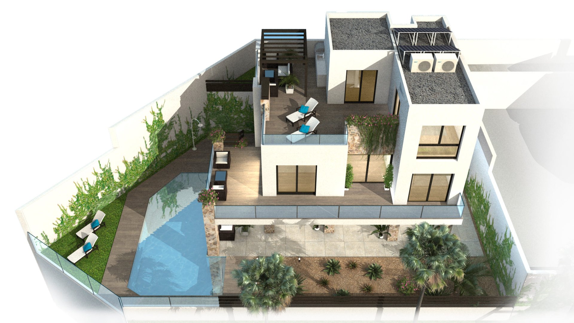 Huvila Ciudad Quesada, Alicante, Espanja 3 makuuhuonetta, 302 m2 No. 163960