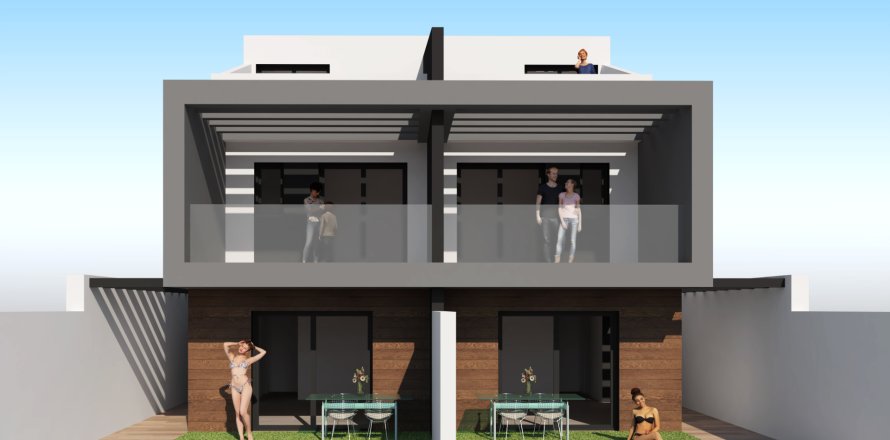 Casa adosada en San Javier, Murcia, España 3 dormitorios, 107 m2 No. 163961