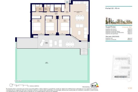 Apartment for sale in Almerimar, Almeria, Spain 3 bedrooms, 116 sq.m. No. 141832 - photo 14