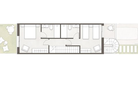 Kaupunkipientalo myytävänä Pilar de la Horadada, Alicante, Espanja, 2 makuuhuonetta, 91 m2 No. 141835 - kuva 10