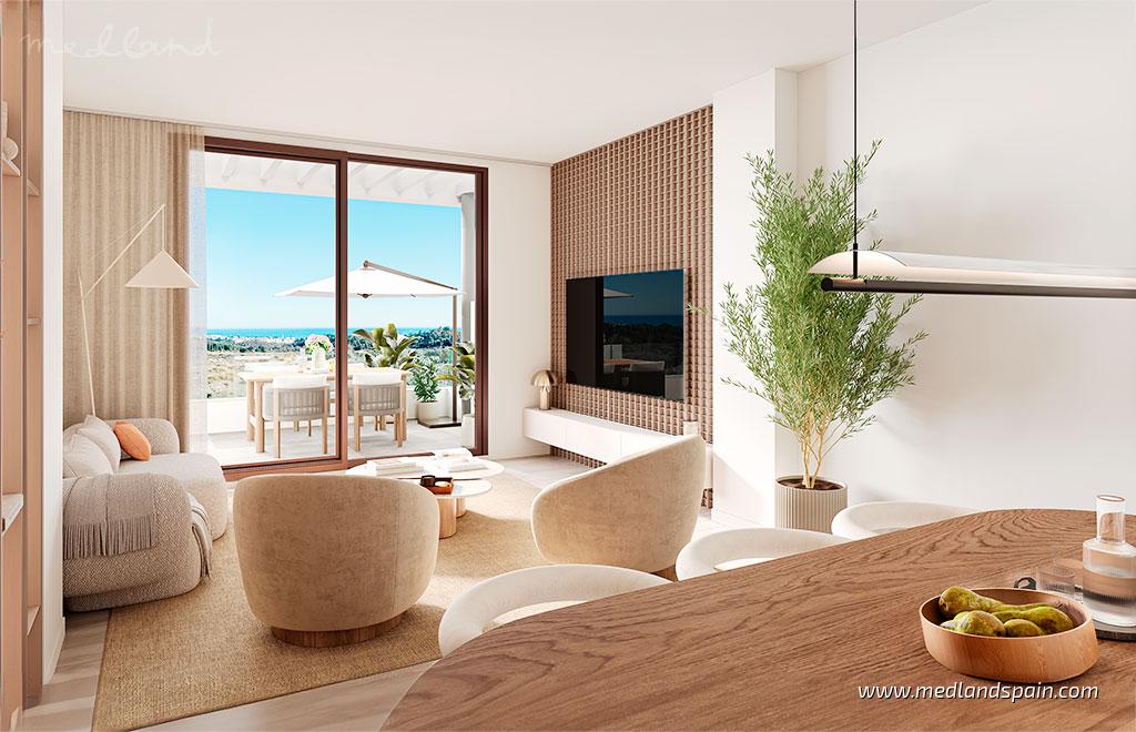 Apartamento en Mijas Costa, Málaga, España 2 dormitorios, 100 m2 No. 140191
