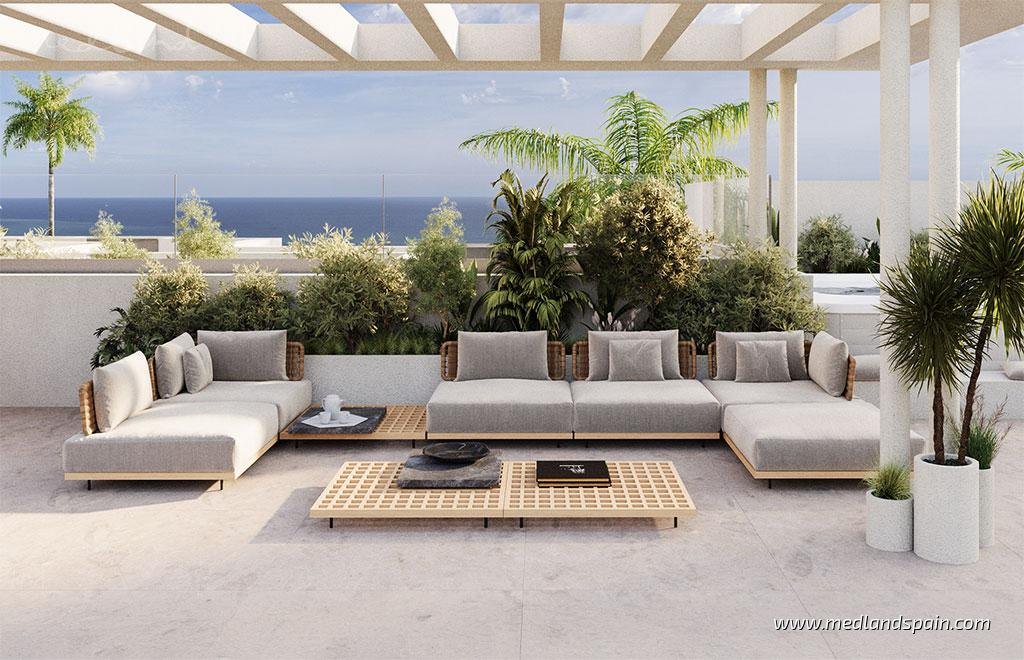 Appartamento a Estepona, Malaga, Spagna 3 camere da letto, 335 mq. N° 140193