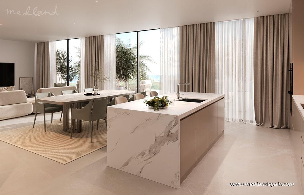 Appartamento a Estepona, Malaga, Spagna 3 camere da letto, 335 mq. N° 140193