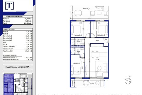 Продажа пентхауса в Вильяхойоса, Аликанте, Испания 2 спальни, 146м2 №164362 - фото 9