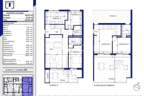 Lägenhet till salu i Villajoyosa, Alicante, Spanien 3 sovrum, 117 kvm. Nr. 164361 - foto 13