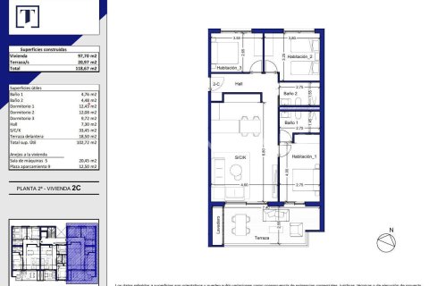 Lägenhet till salu i Villajoyosa, Alicante, Spanien 3 sovrum, 135 kvm. Nr. 164360 - foto 11