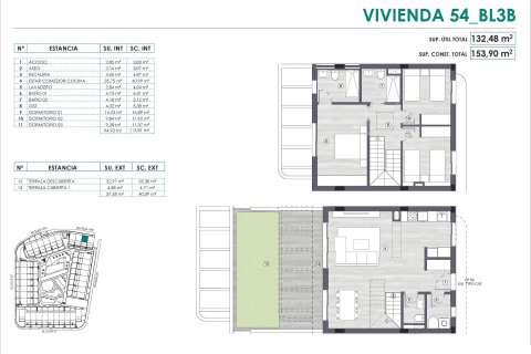 Kattohuoneisto myytävänä Monforte del Cid, Alicante, Espanja, 3 makuuhuonetta, 116 m2 No. 111313 - kuva 24