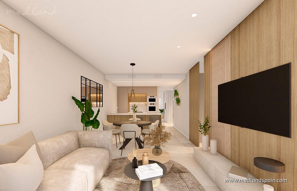 Huoneisto Los Alcazares, Murcia, Espanja 3 makuuhuonetta, 85 m2 No. 160565