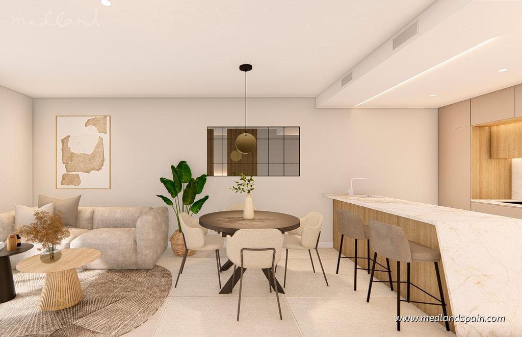 Huoneisto Los Alcazares, Murcia, Espanja 3 makuuhuonetta, 85 m2 No. 160565