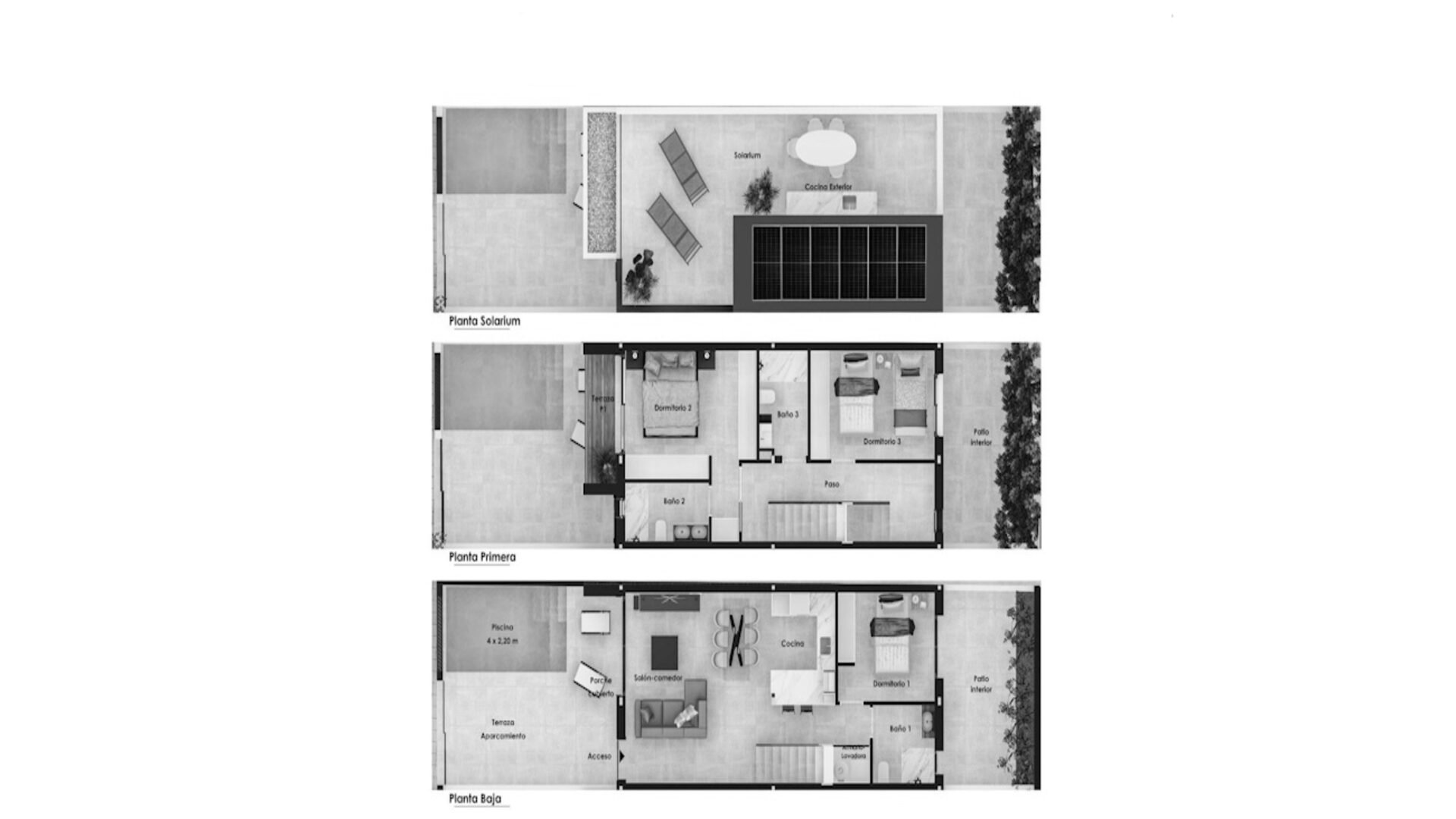 Villa in Evo Villas, Alicante, Spagn, 3 camere da letto, 121.63 mq. N° 148428
