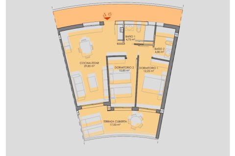 Wohnung zum Verkauf in Los Alcazares, Murcia, Spanien 3 Schlafzimmer, 88 m2 Nr. 190297 - Foto 23