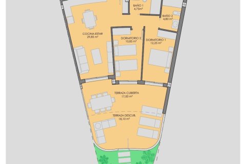 Wohnung zum Verkauf in Los Alcazares, Murcia, Spanien 3 Schlafzimmer, 88 m2 Nr. 190297 - Foto 27