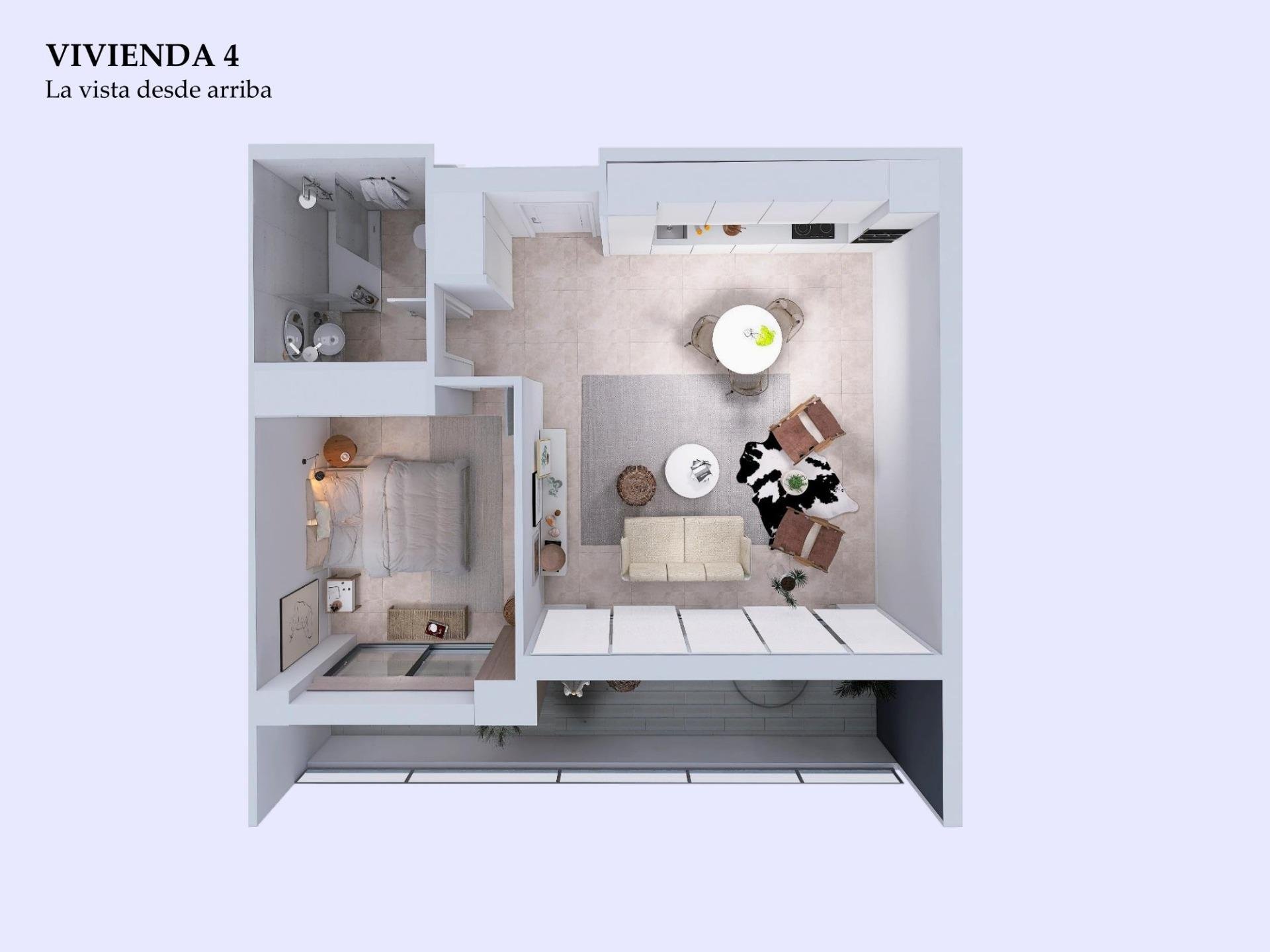 Huoneisto Torrevieja, Alicante, Espanja 1 makuuhuone, 64 m2 No. 142317