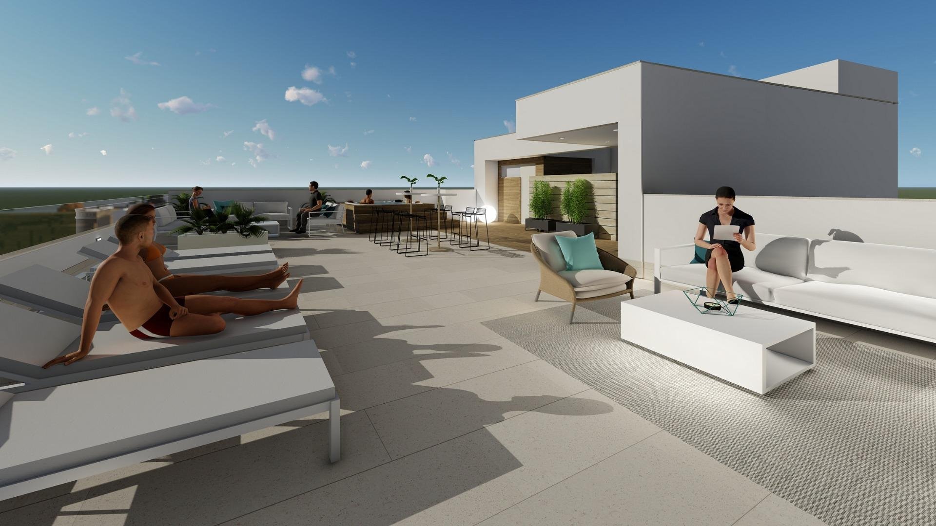 Huoneisto Torrevieja, Alicante, Espanja 1 makuuhuone, 64 m2 No. 142317