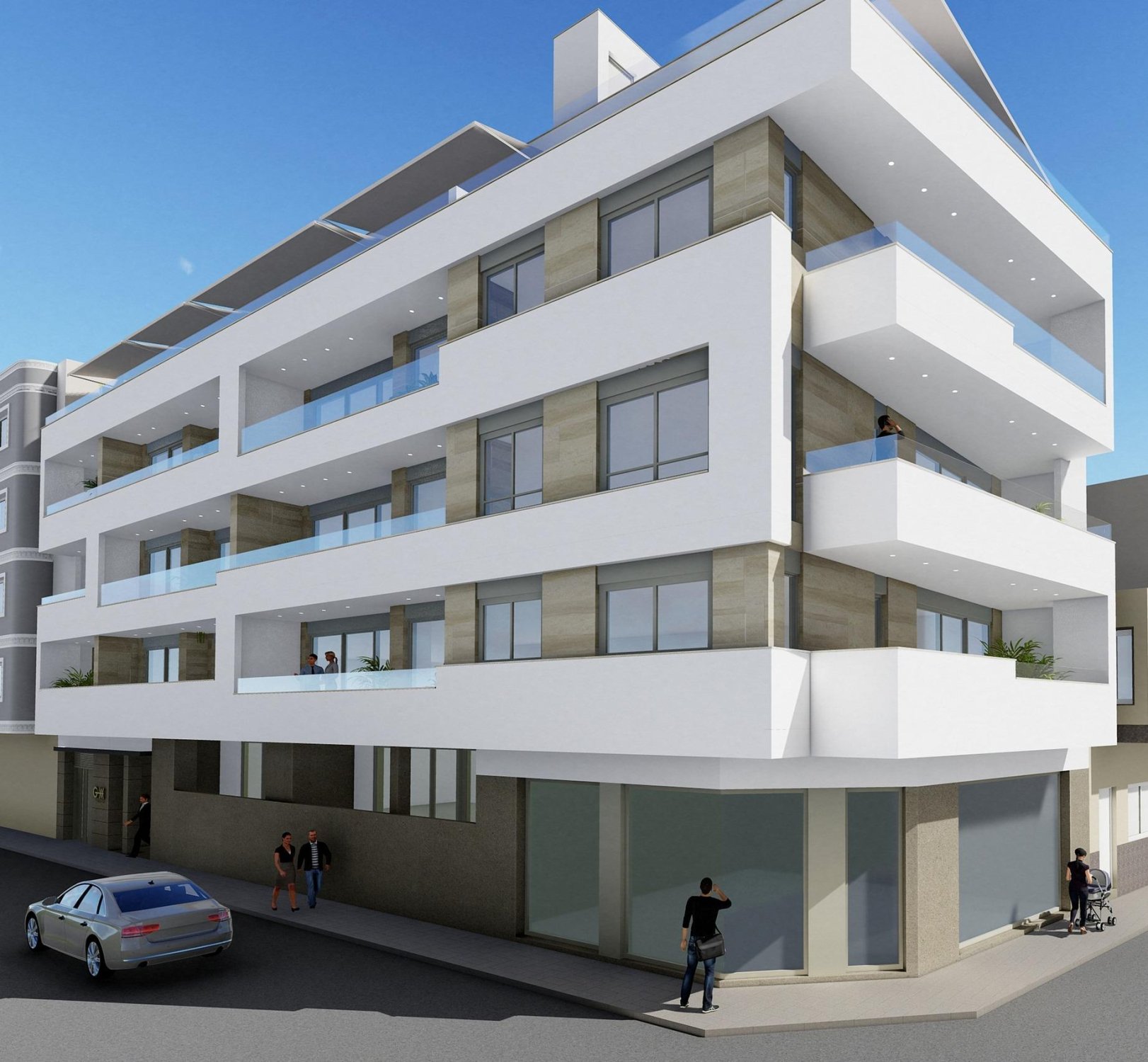 Huoneisto Torrevieja, Alicante, Espanja 1 makuuhuone, 64 m2 No. 142317