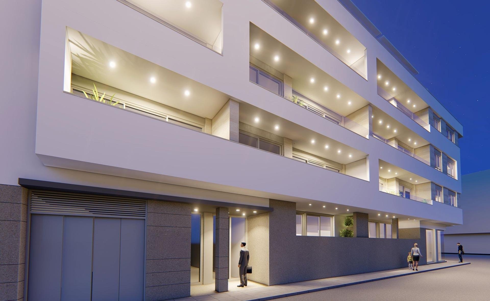 Huoneisto Torrevieja, Alicante, Espanja 1 makuuhuone, 64 m2 No. 142317