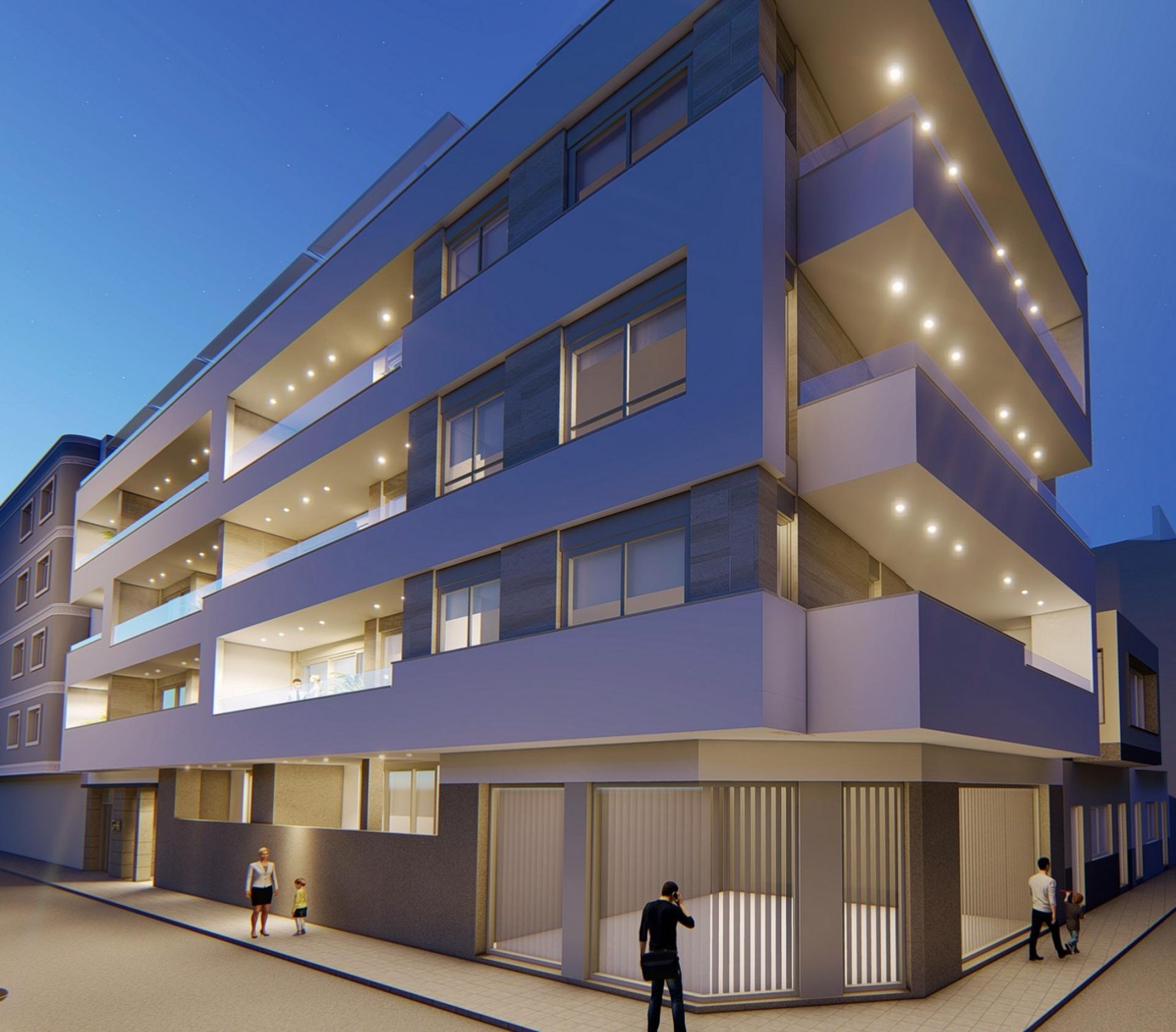 Huoneisto Torrevieja, Alicante, Espanja 1 makuuhuone, 64 m2 No. 142317