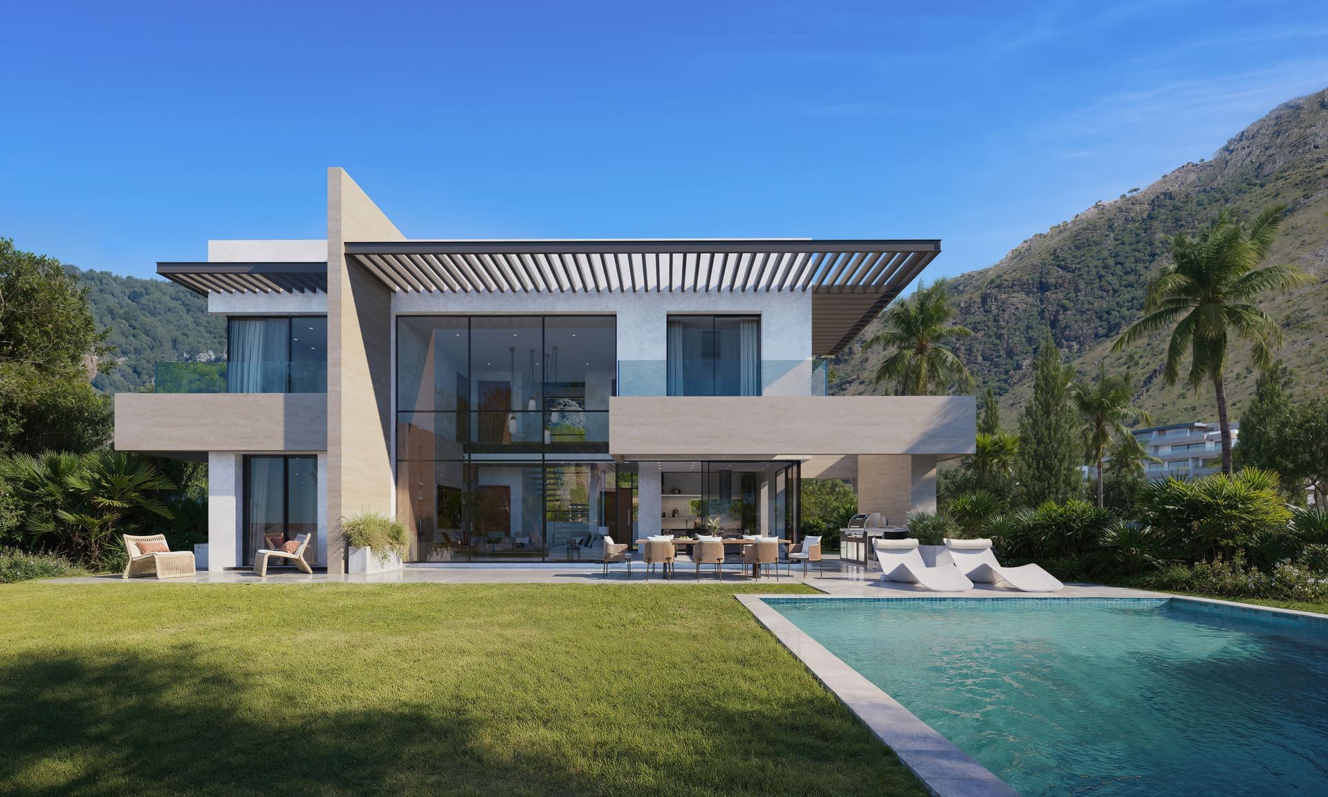 Huvila Mijas, Malaga, Espanja 6 makuuhuonetta, 410 m2 No. 136814