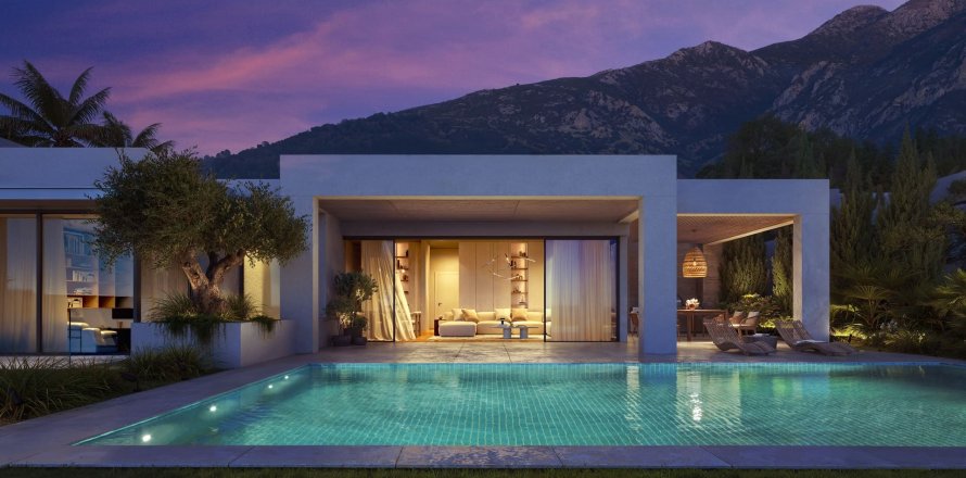 Villa i Mijas, Malaga, Spanien 5 sovrum, 391 kvm. Nr. 136812