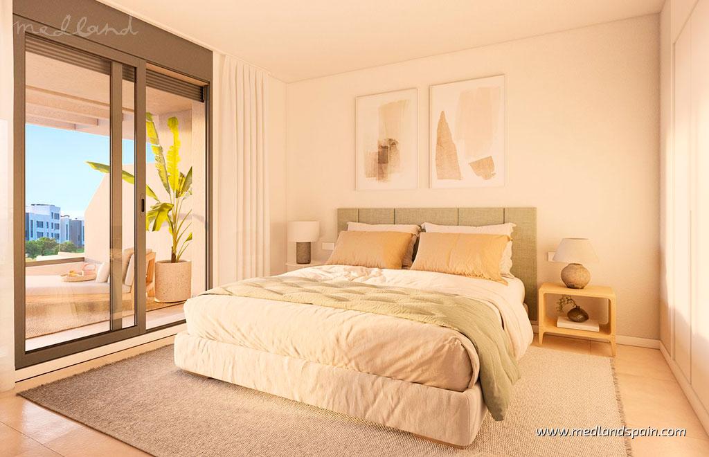 Appartamento a Estepona, Malaga, Spagna 3 camere da letto, 113 mq. N° 147399