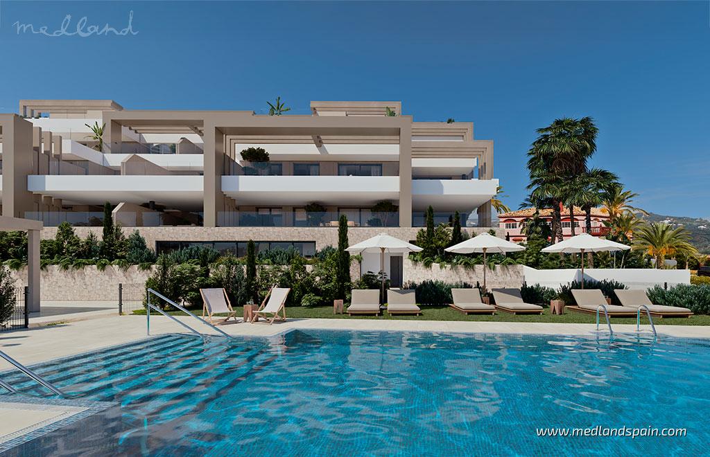 Appartamento a Estepona, Malaga, Spagna 3 camere da letto, 113 mq. N° 147399