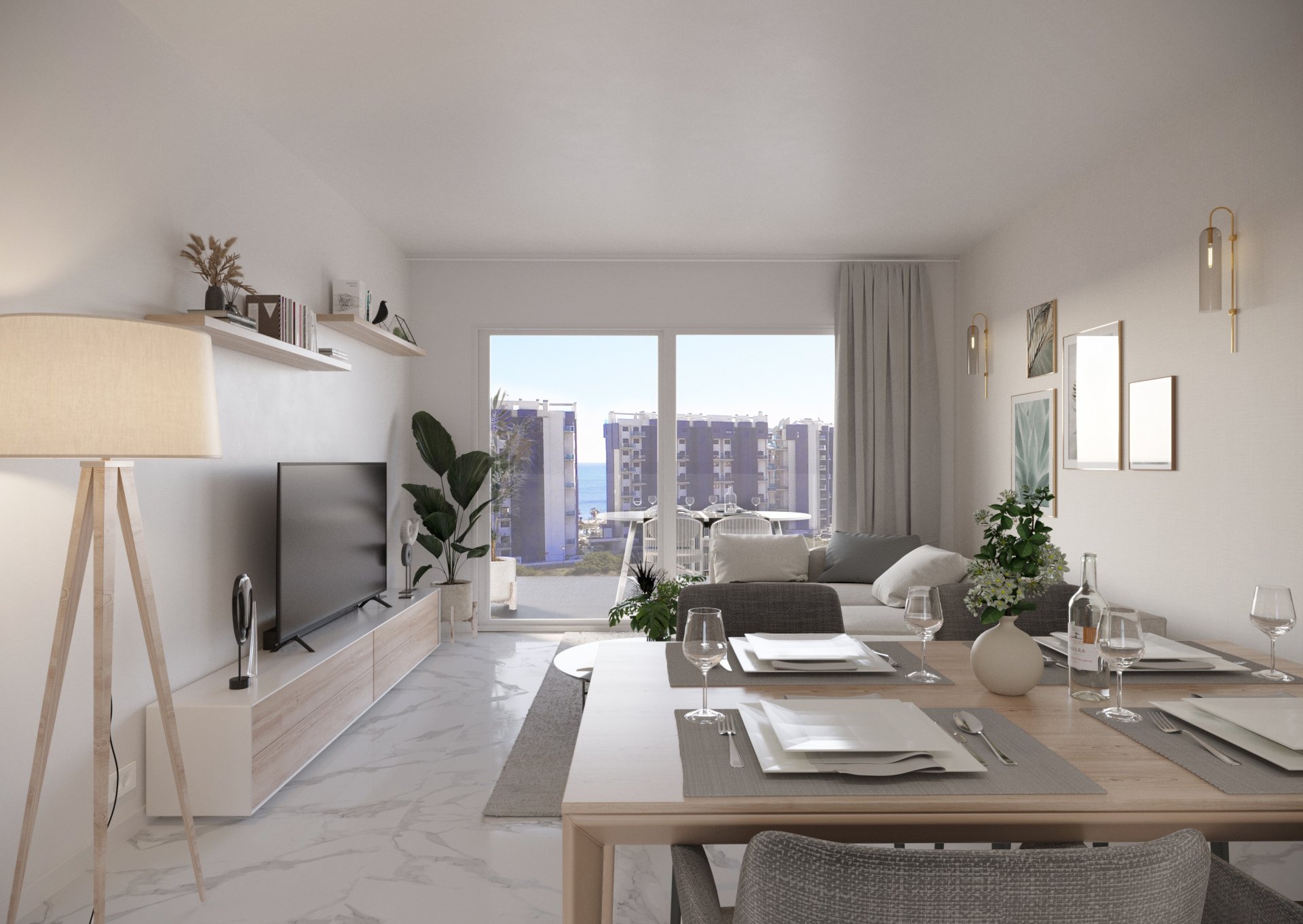Apartament w Punta Prima, Alicante, Hiszpania 2 sypialnie,  nr 80261