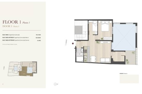 Appartamento in vendita a Barcelona, Spagna 2 camere da letto, 57 mq. N° 160838 - foto 13