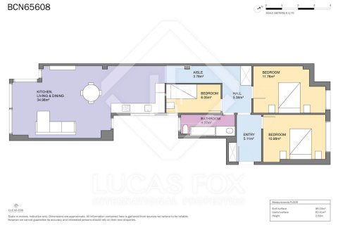 Apartament w Barcelona, Hiszpania 3 sypialnie, 96 mkw. nr 160842 – zdjęcie 27