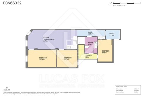 Apartament w Barcelona, Hiszpania 3 sypialnie, 66 mkw. nr 160844 – zdjęcie 21