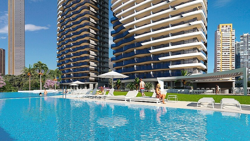 Appartamento a Benidorm, Alicante, Spagna 1 camera da letto, 60 mq. N° 103544