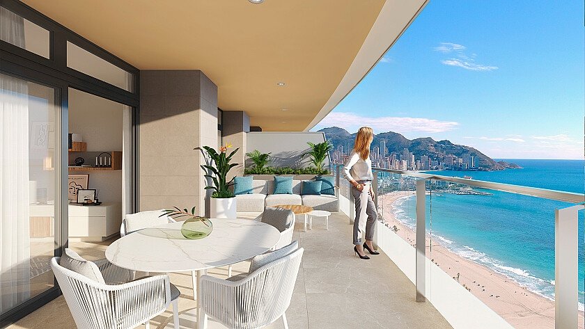 Appartamento a Benidorm, Alicante, Spagna 1 camera da letto, 60 mq. N° 103544