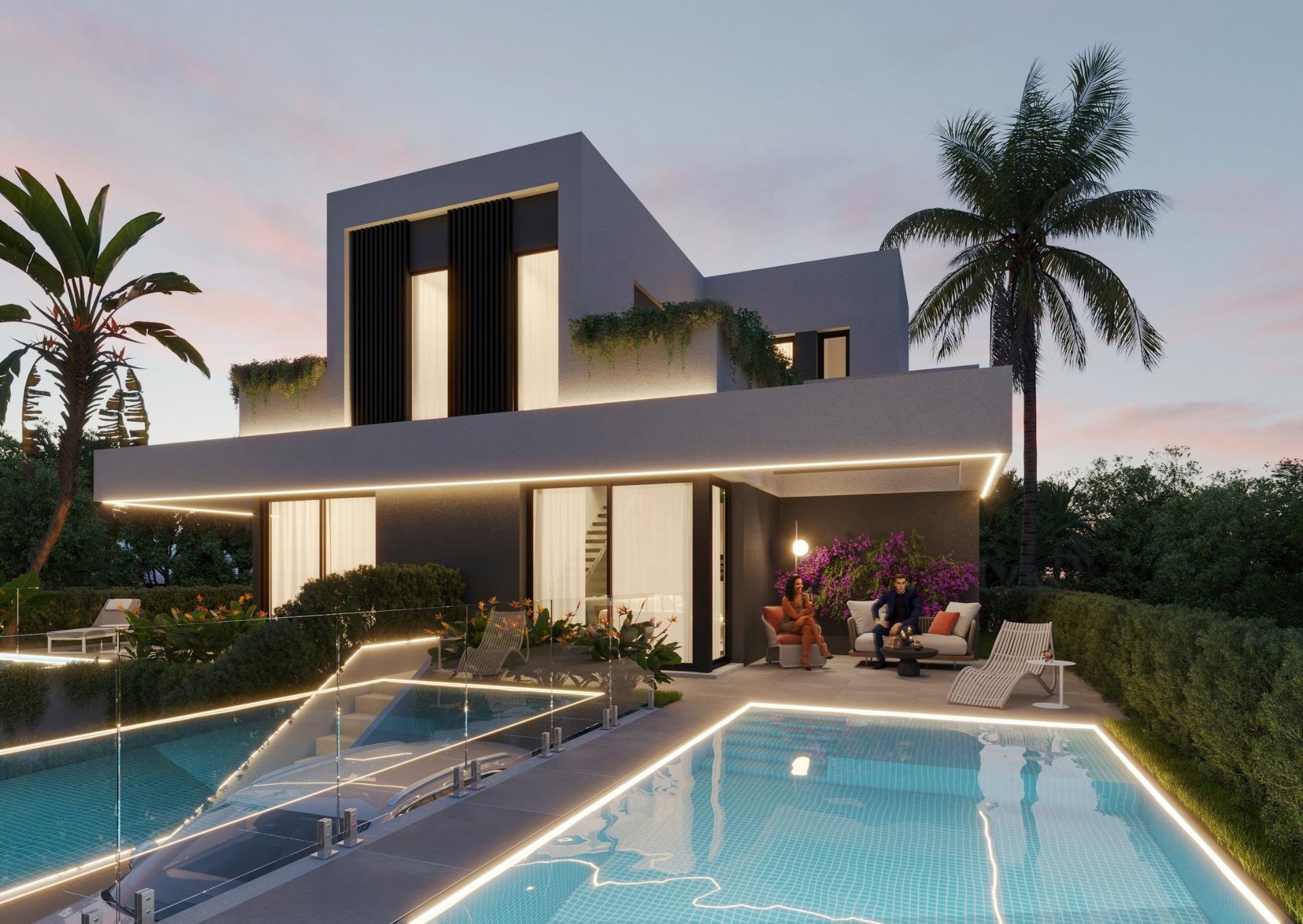 Villa i Finestrat, Alicante, Spanien 3 sovrum, 212 kvm. Nr. 112520