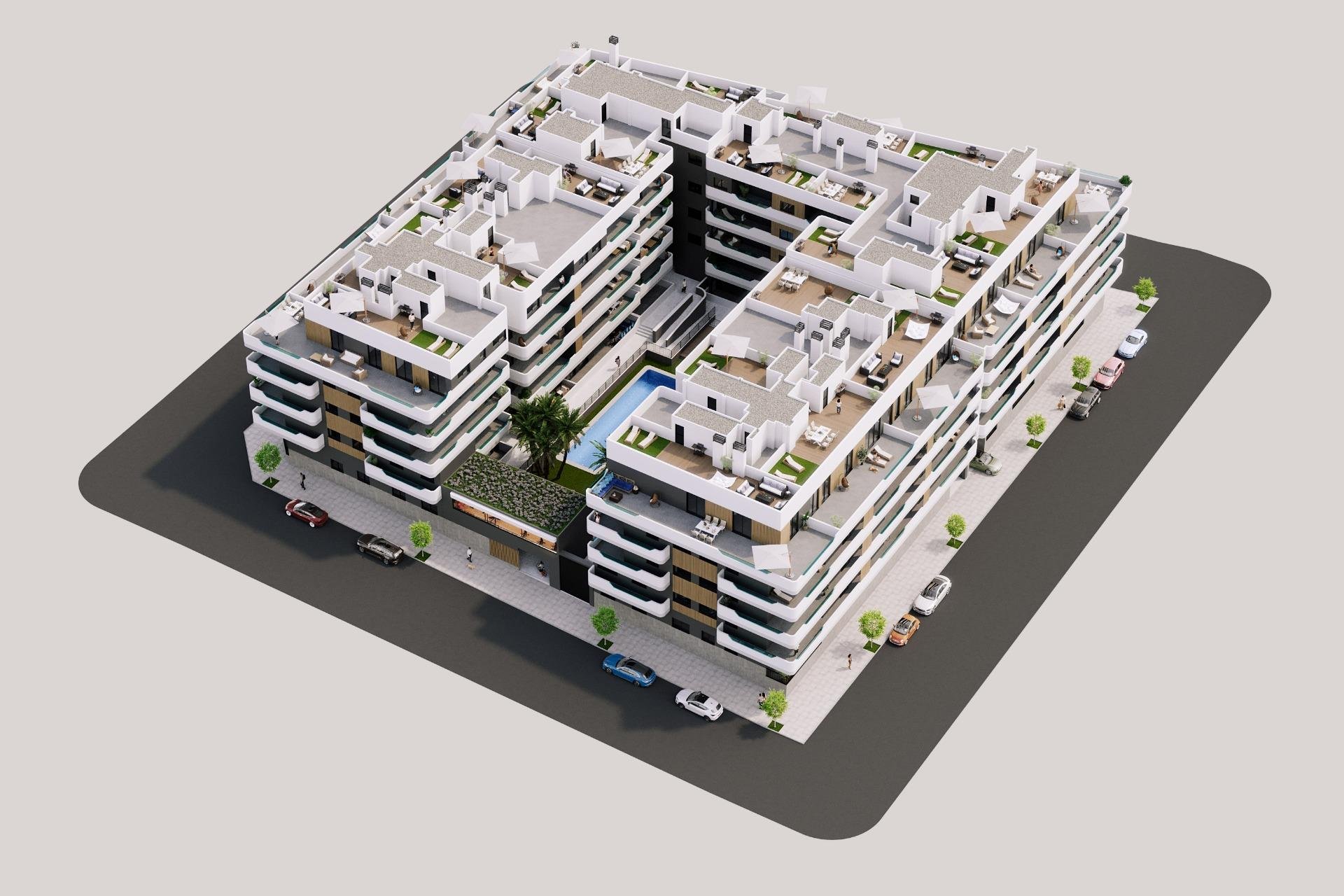 Apartment in Santa Pola, Alicante, Spain 2 bedrooms, 84 sq.m. No. 112519