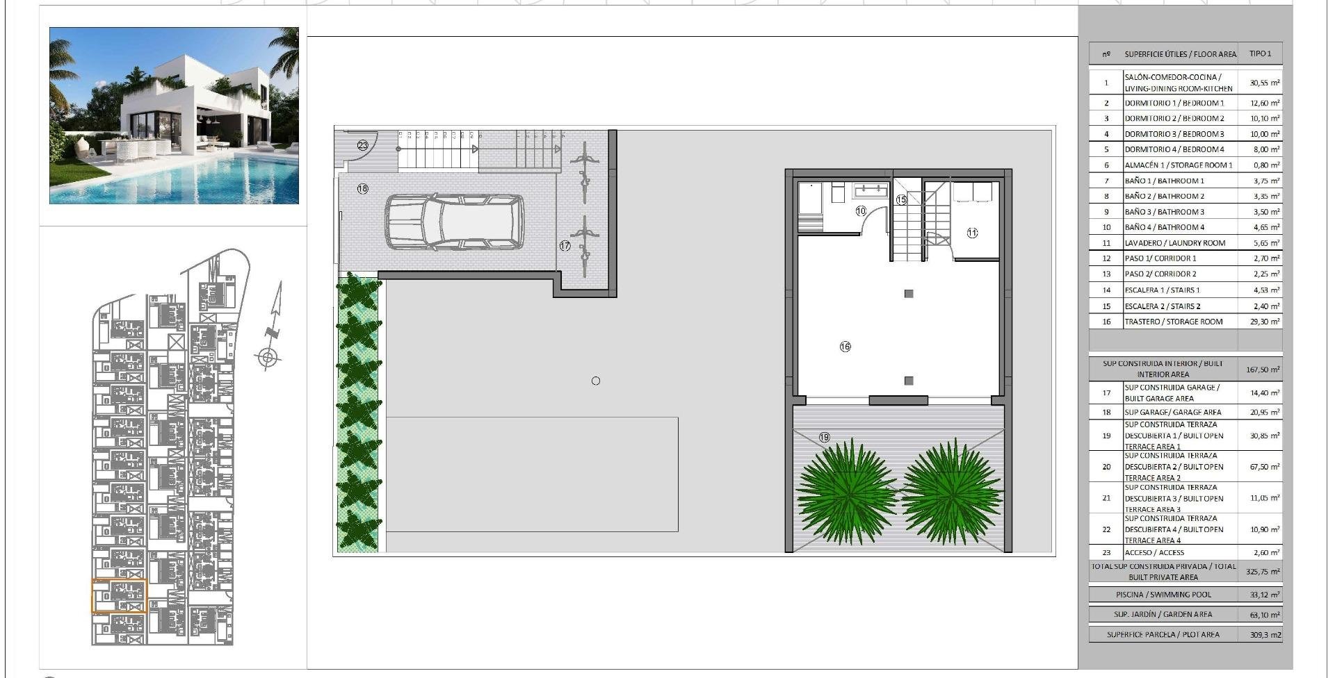 Villa in Finestrat, Alicante, Spanien 5 Schlafzimmer, 348 m2 Nr. 112522