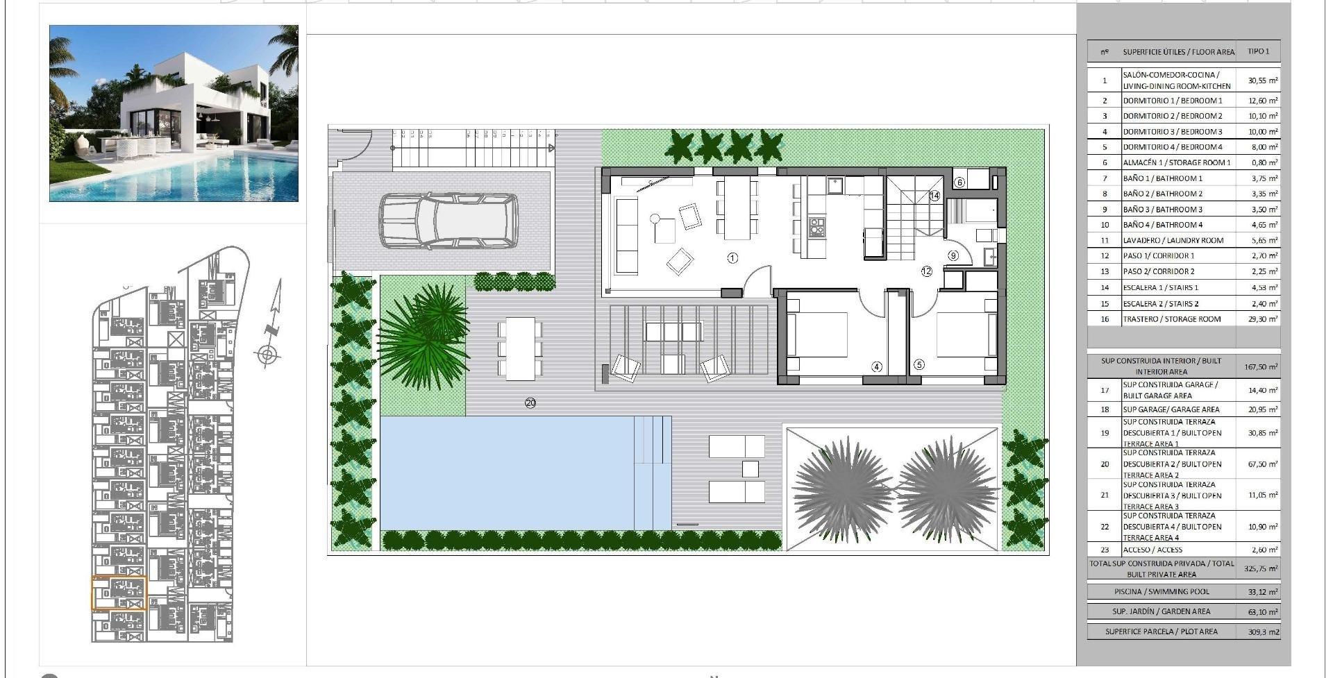 Villa in Finestrat, Alicante, Spanien 5 Schlafzimmer, 348 m2 Nr. 112522