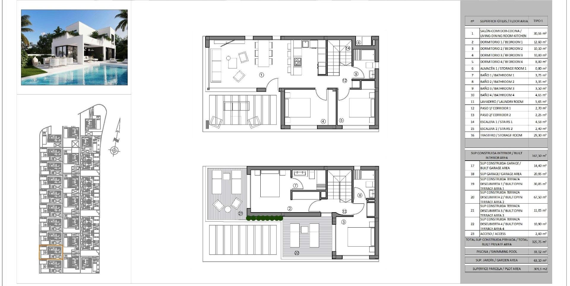 Villa in Finestrat, Alicante, Spanien 5 Schlafzimmer, 348 m2 Nr. 112522