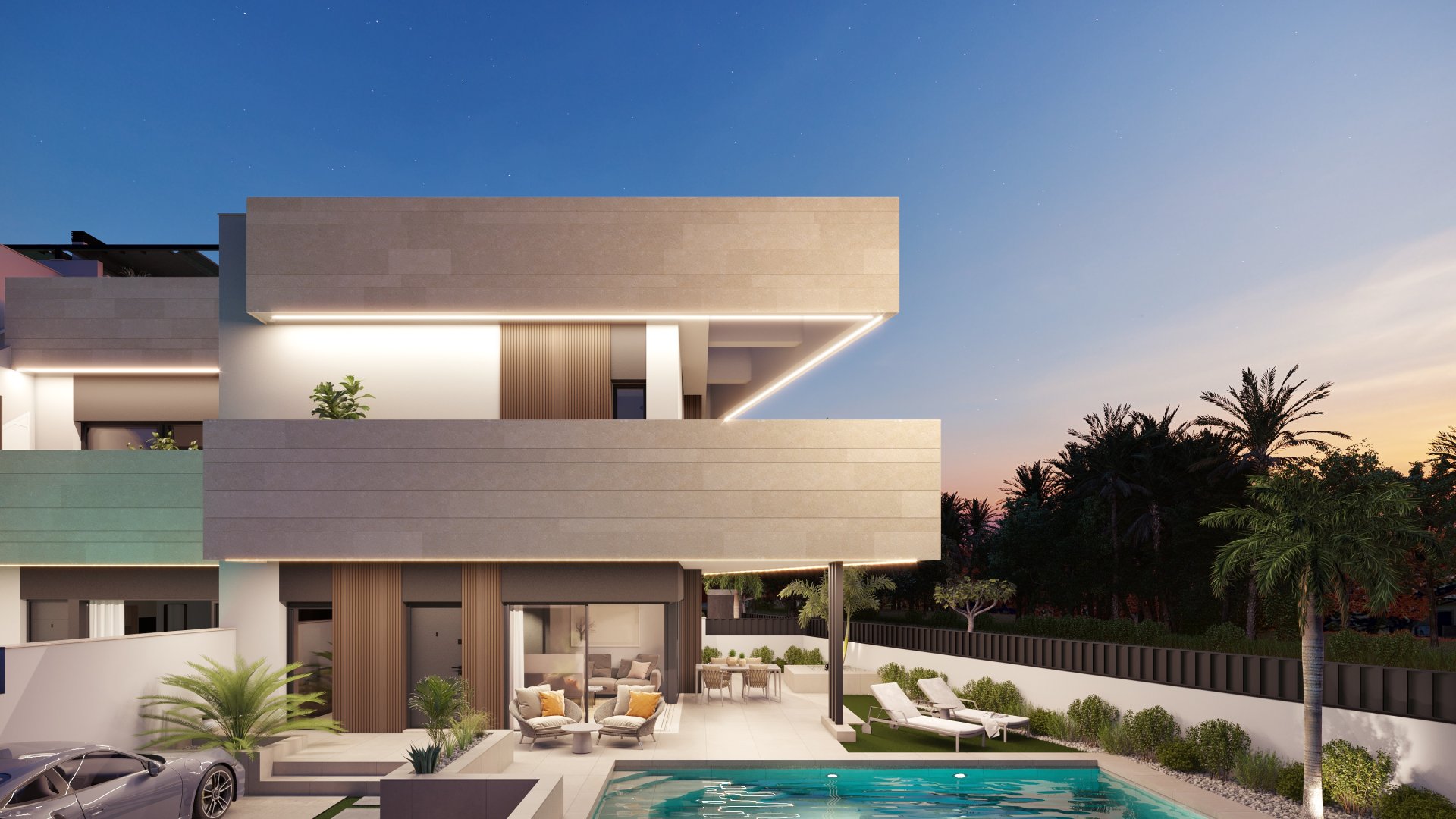 Villa a Pilar de la Horadada, Alicante, Spagna 3 camere da letto, 125 mq. N° 134102