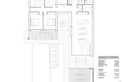 Продажа виллы в Хавеа, Аликанте, Испания 3 спальни, 210м2 №143358 - фото 3