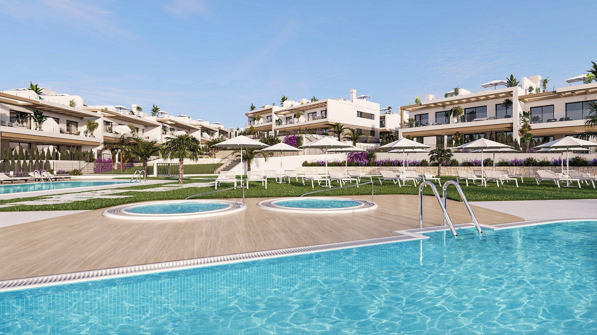 Bungalow a Los Altos, Alicante, Spagna 2 camere da letto, 160 mq. N° 149917