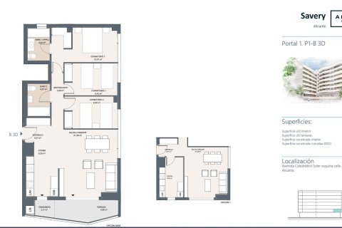 Apartment for sale in Alicante, Spain 3 bedrooms, 104 sq.m. No. 167281 - photo 19