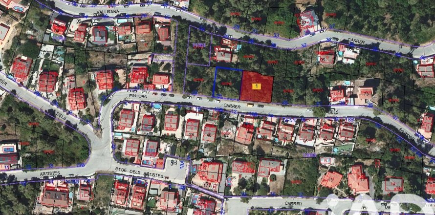 Land plot à Vallirana, Barcelona, Espagne 587 m2 No. 184943