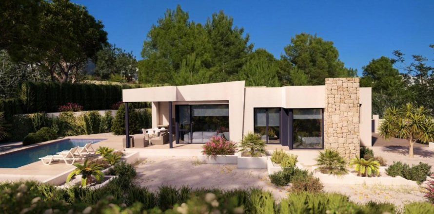 Villa Benissa, Alicante, Spanien 3 sovrum, 261 kvm. Nr. 80579