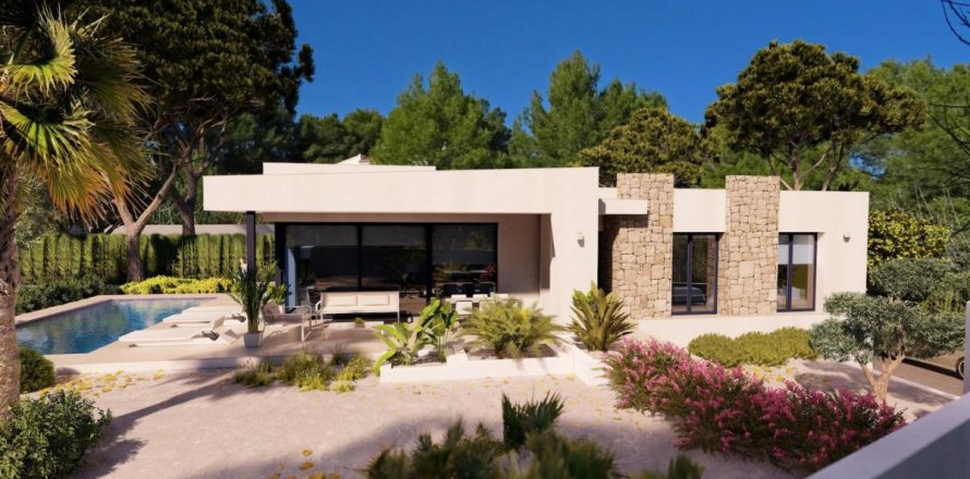 Villa Benissa, Alicante, Spain 3 bedrooms, 285 sq.m. No. 80580