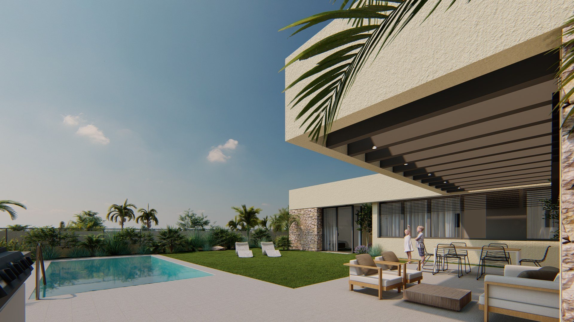 Villa a Murcia, Spagna 3 camere da letto, 128 mq. N° 67713