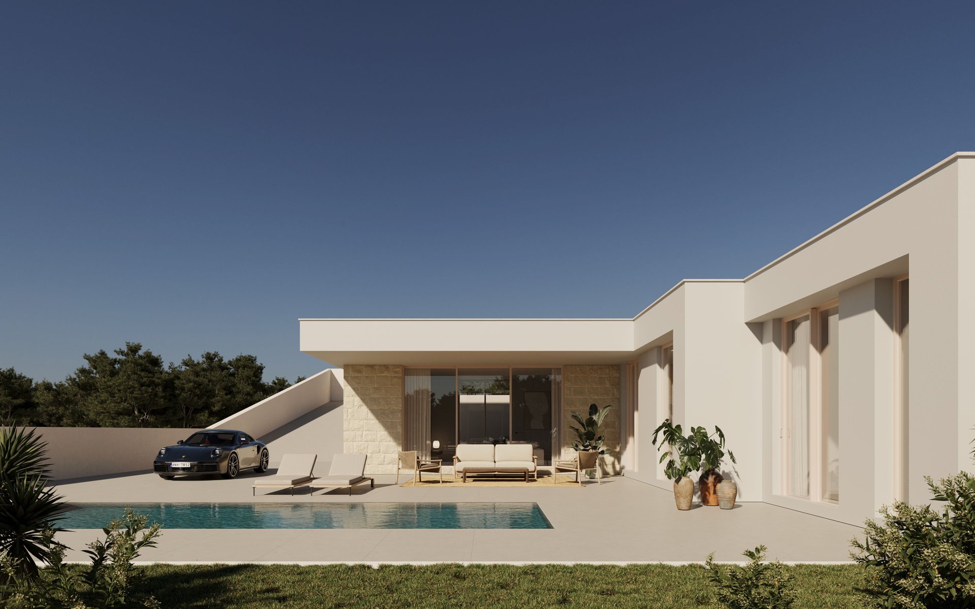 Villa en Polop, Alicante, España 3 dormitorios, 133 m2 No. 183156