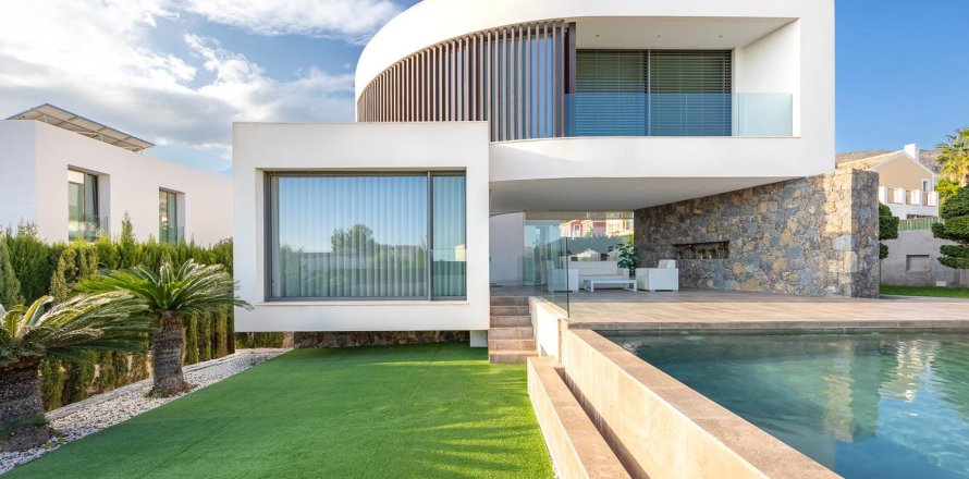 Villa a Finestrat, Alicante, Spagna 3 camere da letto, 386 mq. N° 165620