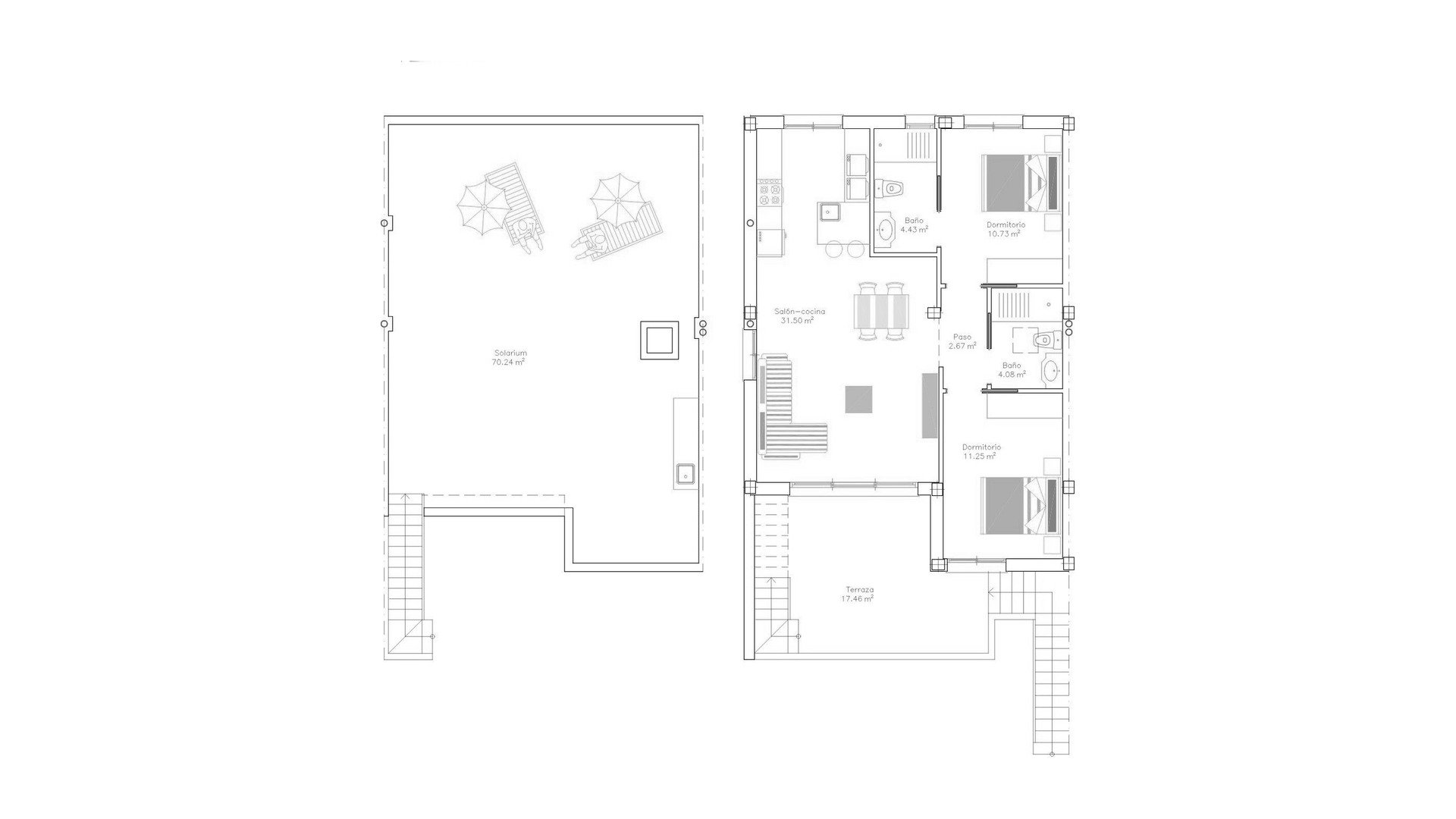 Bungalow in VILLAS DON PEDRO 4, San Javier, Murcia, Spanien 2 Schlafzimmer, 74.64 m2 Nr. 178353