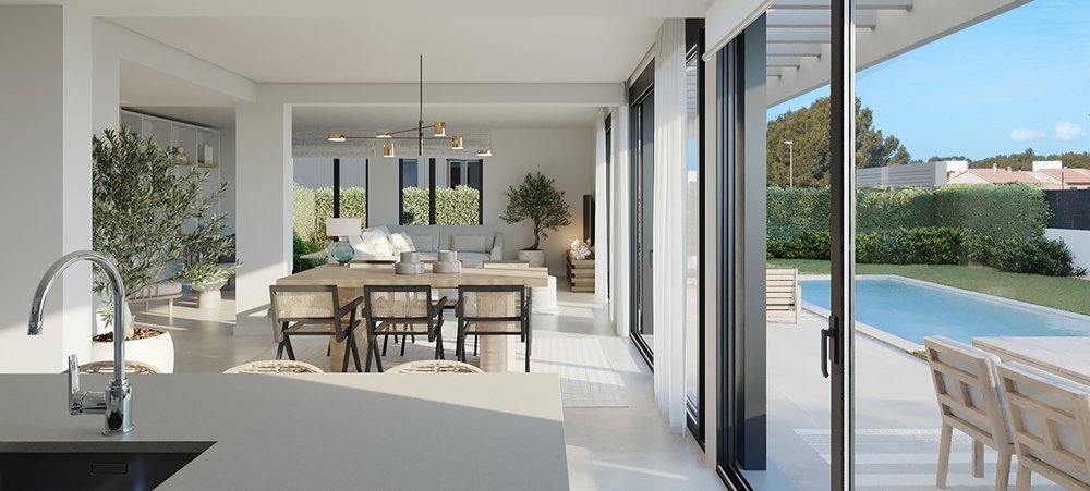 Villa in Llucmajor, Mallorca, Spain 4 bedrooms, 124 sq.m. No. 103882