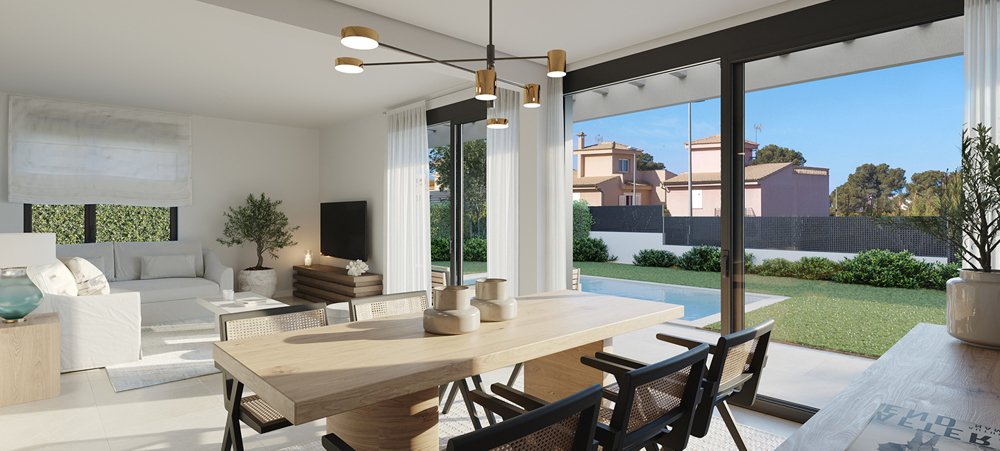 Villa in Llucmajor, Mallorca, Spain 4 bedrooms, 124 sq.m. No. 103882