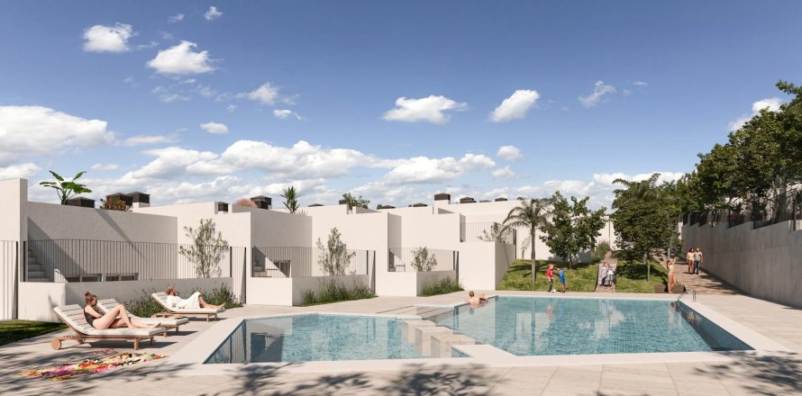 Dvīņu māja Monforte del Cid, Alicante, Spānijā 3 istabas, 130 m2 Nr. 135038